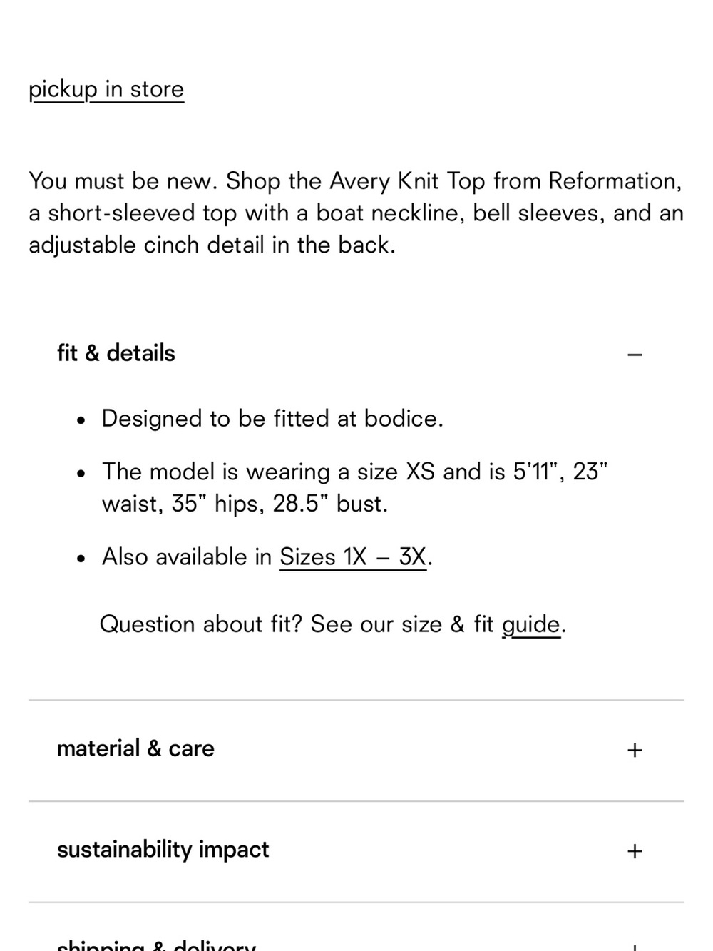 Reformation Avery Top (RESERVED) - Picture 4 of 4